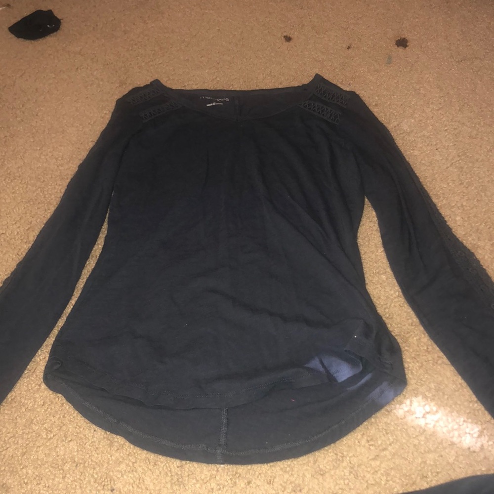 Long sleeve navy shirt